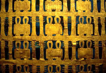 Tutankhamun'un Mumyasının saklandığı Sandığa ait Detay
            